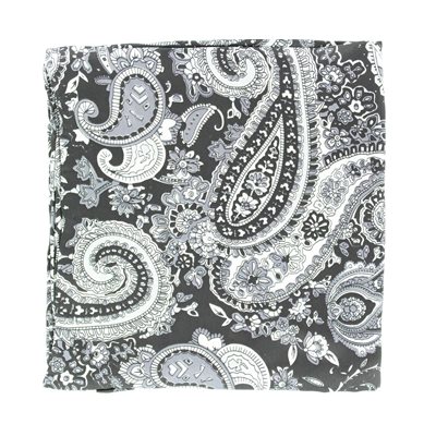 SILK WILD RAGS 33X33 PAISLEY 