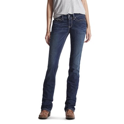 JEANS ARIAT FEMME ICON R.E.A.L MID RISE STRAIGHT OCEAN