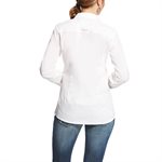 ARIAT KIRBY STRETCH LS SHIRT WHITE WOMEN'S XSMALL