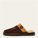 PANTOUFLE ARIAT SILVERSMITH BOUT CARRÉ 12 HOMME BRUN / CHESTNUT