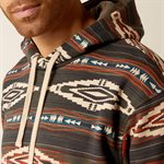 ARIAT MEN HOODIE HONOR RETRO BLOCK SZ.M