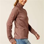 CHANDAIL ARIAT FEMME TEK TEAM 1 / 2 ZIP TWILIGHT MAUVE GR.. L