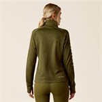 CHANDAIL ARIAT FEMME TEK TEAM 1 / 2 ZIP WINTER MOSS GR.. XS