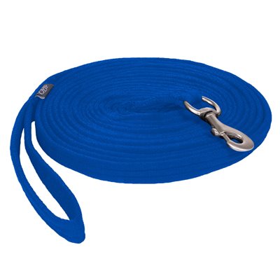 LONGE COTON 8 METRES BLEU COBALT QHP