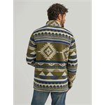 PULLOVER EN SHERPA HOMME WRANGLER ALPINE VERT OLIVE AZTEC XXL