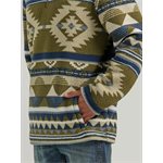 PULLOVER EN SHERPA HOMME WRANGLER ALPINE VERT OLIVE AZTEC XXL