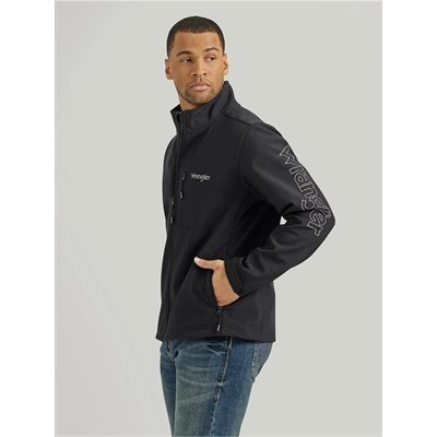 WRANGLER SOFTSHELL JACKET BLACK SMALL