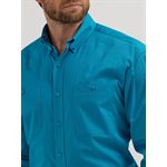 CHEMISE WRANGLER HOMME GEORGE STRAIT TURQUOISE SMALL