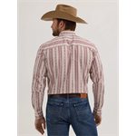 CHEMISE WRANGLER HOMME CODY JOHNSON RAYÉE BOURGOGNE SMALL