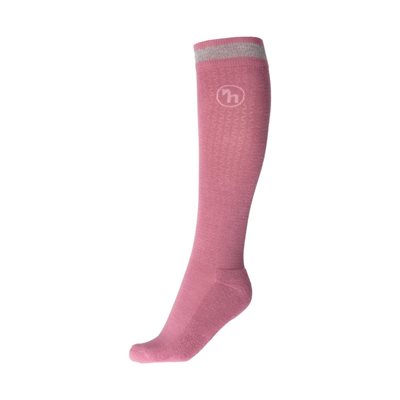 HORZE BAMBOO WINTER KNEE SOCKS SENNA PINK 35-38