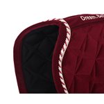 QHP SADDLE PAD ORLANDO ALL PURPOSE BURGUNDY FULL