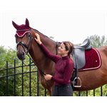 QHP SADDLE PAD ORLANDO ALL PURPOSE BURGUNDY PONEY