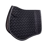 QHP SADDLE PAD DRESSAGE KAE BLACK FULL