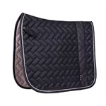 QHP SADDLE PAD DRESSAGE KAE BLACK FULL