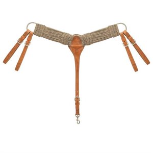 BREAST COLLAR DE ROPER WOVEN ALPACA BEIGE / TAN