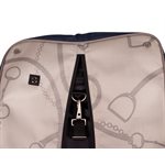 QHP BRIDLE BAG BEIGE / NAVY (ALMOND)