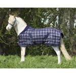 FALABELLA STABLE RUG 200GR BLUE CHECK 36''