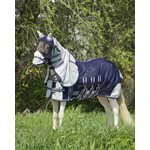 QHP FLY SHEET MASK / NECK FALABELLA NAVY 115CM / 45 INCHES