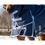 TURNOUT RUG 600D WITH NECK 300GR NAVY GR:72