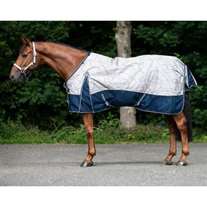 QHP TURNOUT RUG COLLECTION 0GR. BEIGE / NAVY 