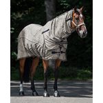 ANTI-FLY SHEET QHP COLLECTION WITH NECK AND HOOD BEIGE / NAVY SZ