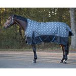 QHP TURNOUT RUG HALF NECK 150GR CLOUDBURST SZ.80