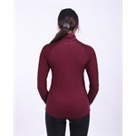 QHP SPORT SHIRT ORLANDO LONG SLEEVE BURGUNDY SMALL