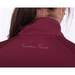 QHP SPORT SHIRT ORLANDO LONG SLEEVE BURGUNDY XLARGE