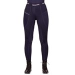 QHP RIDING TIGHTS JADY HALF GRIP SILICON NAVY 28 (40)