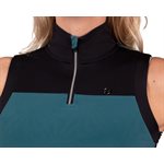 CHANDAIL DE SPORT SANS MANCHE QHP JAIDEN TEAL / NOIR LARGE (40)