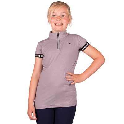 CHANDAIL DE SPORT AVEC ZIP QHP JOLIEN JUNIOR BEIGE 14 ANS