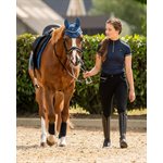 CHANDAIL DE SPORT AVEC ZIP QHP JOLIEN JUNIOR MARINE 12 ANS