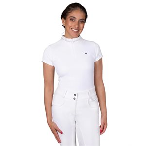 QHP COMPETITION SHIRT DJUNE WHITE 