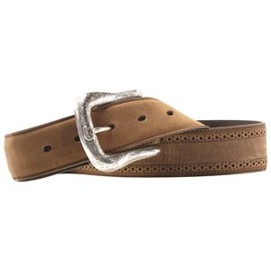 CEINTURE ARIAT HOMME CUIR TAN FONCÉ