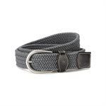 CEINTURE ARIAT UNI BOUCLE ARRONDIE GRIS