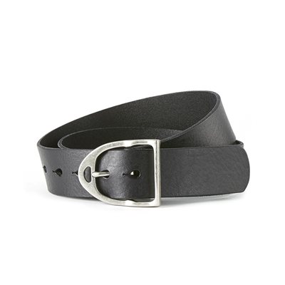 CEINTURE CUIR ARIAT NOIR FORME ÉTRIER GR.XSMALL