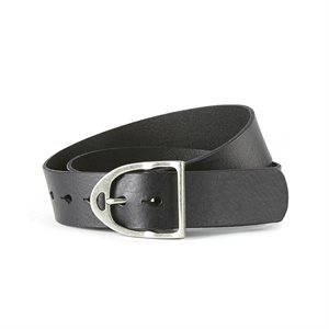 CEINTURE CUIR ARIAT NOIR FORME ÉTRIER