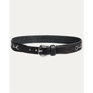 CEINTURE NOBLE NOIRE AVEC MORS