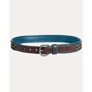 BROWN AND TURQUOISE BELT NOBLE W / BIT