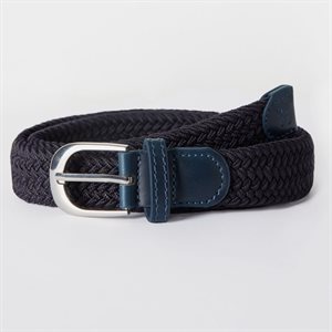 HORZE KIDS STRETCH BELT NAVY