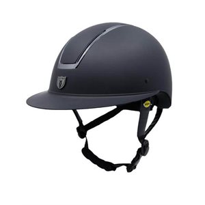 TIPPERARY WINDSOR WITH MIPS HELMET WIDE BLACK MATTE / CHROME