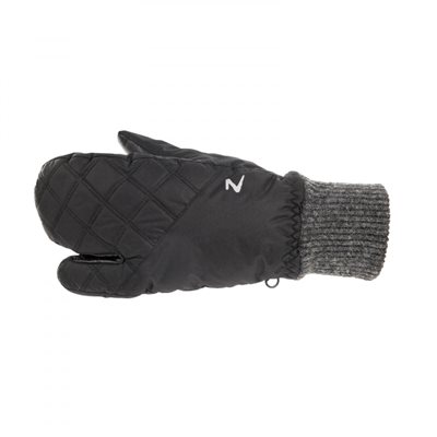 HORZE PADDED 3-FINGER WINTER BLACK SIZE 4