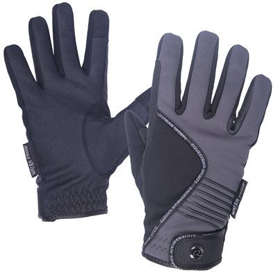 GANTS QHP TROMSO HIVER WATERPROOF NOIR / GRIS GR.XSMALL