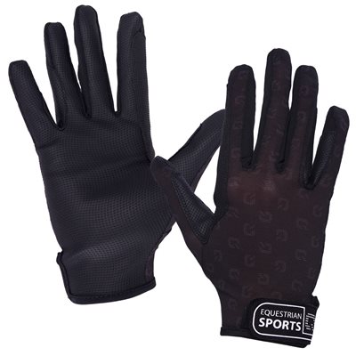 GLOVE QHP SOLAR MESH BLACK SMALL