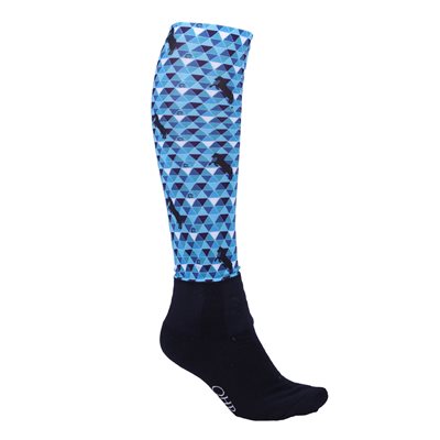 KNEE STOCKING CHERRY BLUE GRAPHIC 36-40