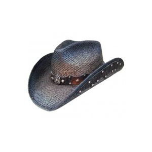 CHAPEAU COWBOY TURQ. / GRIS SMALL