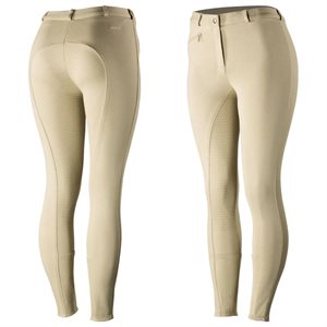 PANTALON ACTIVE SILICONE GRIP HORZE FS BEIGE 