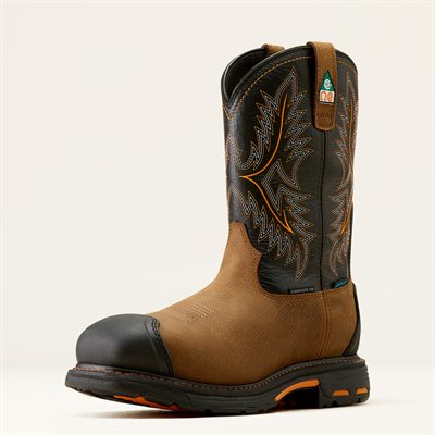 WORKING BOOTS ARIAT WORKHOG CSA H2O CT RYE BR / BLACK 13EE