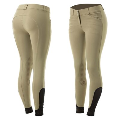 EQUINAVIA ASTRID WOMENS KP BREECHES TAN SZ 30