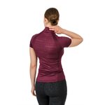 AVEEN HALF ZIP TECH TOP HORSEWARE BEETROOT XS